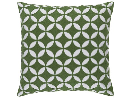 Surya Perimeter Green Pillow