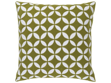 Surya Perimeter Light Olive Pillow