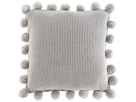 Surya Pomtastic Light Gray Pillow