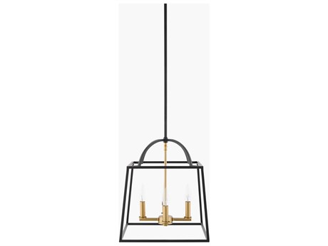 Surya Possini 4-Light Black Chandelier