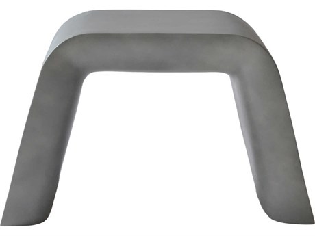 Surya Pupil Gray Accent Stool