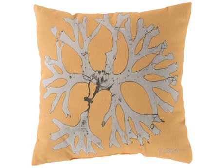 Surya Rain Yellow Pillow