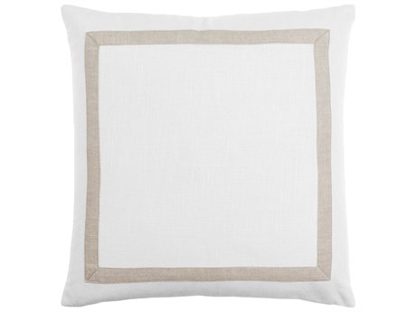 Surya Ritzy White Sandstone Pillow