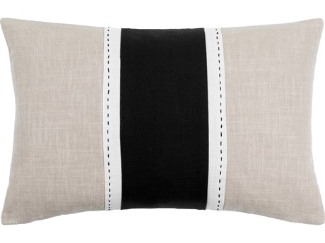Surya Ritzy Black Pillow
