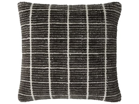 Surya Rowley Charcoal Pillow