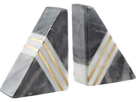 Surya Slate Gray Bookends