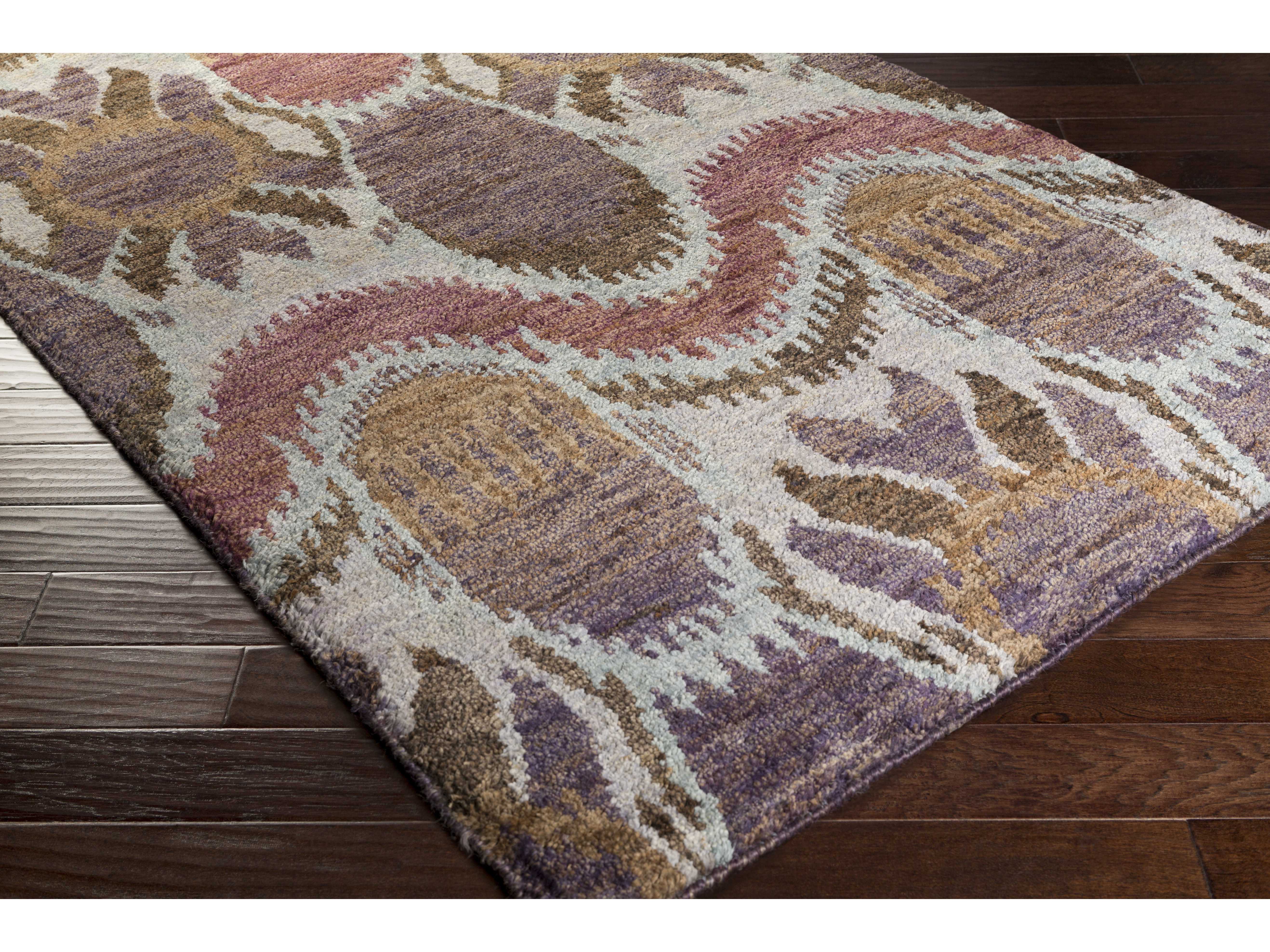 eggplant color living room rug