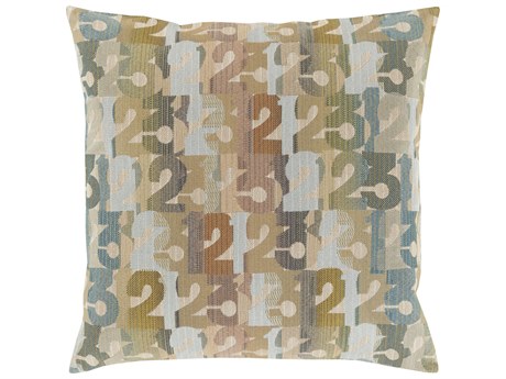 Surya Shoop Shoop Brown Pillow