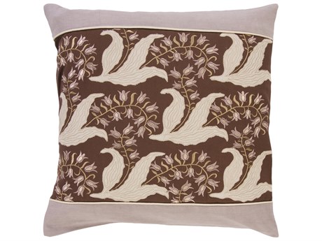 Surya Decorative Dark Brown Pillow