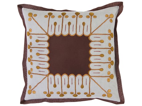 Surya Decorative Rust Pillow