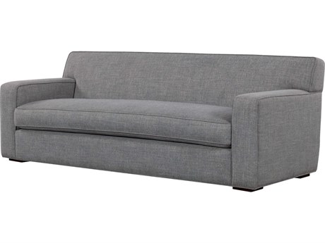Surya Smith Brown Gray Upholstered Sofa