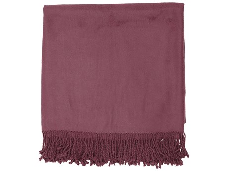 Surya Tian Tian Mauve Throw