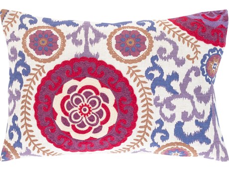Surya Termez Burgundy Pillow