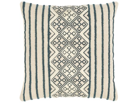 Surya Tanya Blue Pillow
