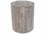 Surya Troyes 16" Round Wood Brown Tan End Table  SYTOE004