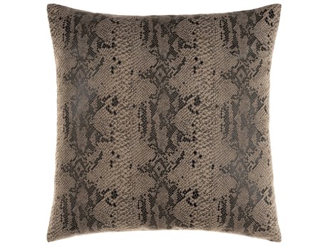 Surya Torrid Oatmeal / Gray / Black Pillow