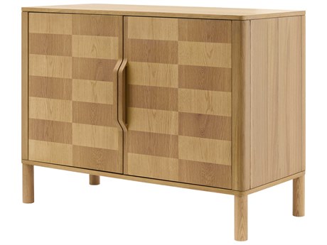 Surya Tessell Brown Dark Oak Wood Accent Chest