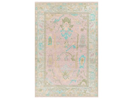 Surya Ushak Bordered Area Rug