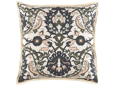 Surya Vincent Charcoal Pillow
