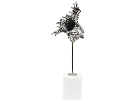 Surya Vitoria Metallic Silver Sculpture
