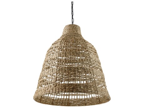 Surya Windsong 1-Light Black Brown Pendant