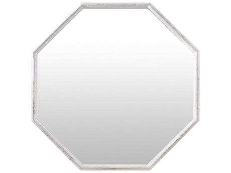 Surya Weipa White Wall Mirror