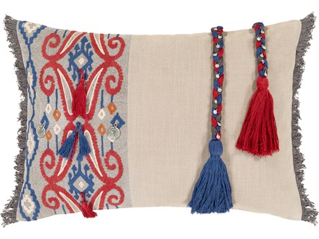 Surya Walai Red Pillow