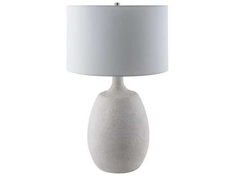 Surya Wailea White Buffet Lamp