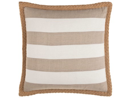 Surya Warrick Oatmeal / Cream / Tan Pillow