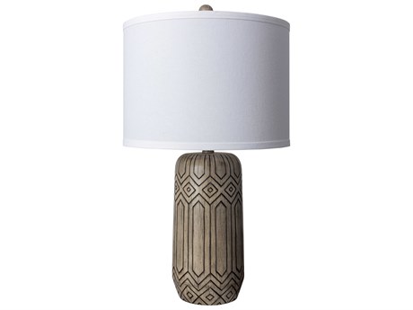 Surya Zigmund Brown Buffet Lamp