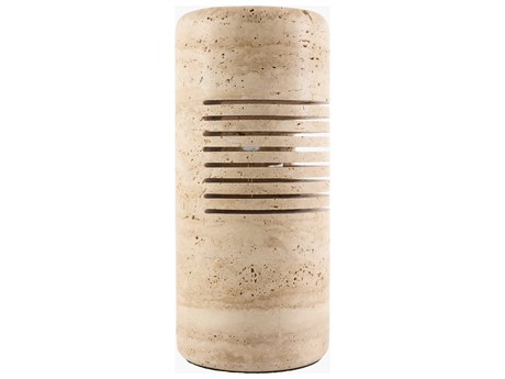 Surya Zelie Natural Beige Brown Table Lamp