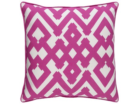 Surya Zig Zag Magenta Pillow