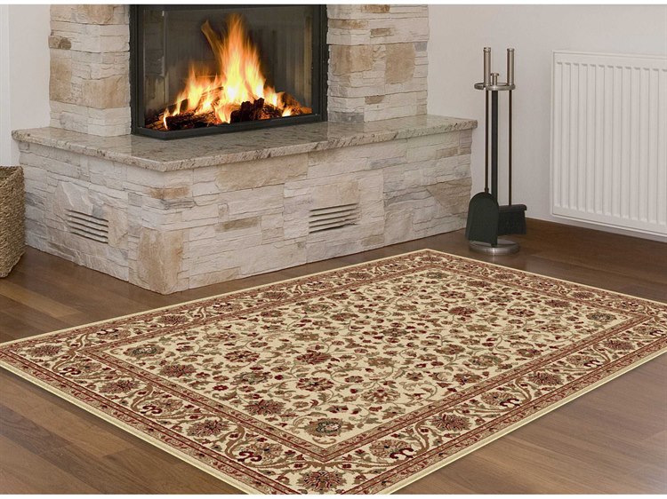 Tayse Rugs Sensation Ventura Rectangular Beige Area Rug Ta4812ivory Tayse Rugs Sensation Ventura Rectangular Beige Area Rug
