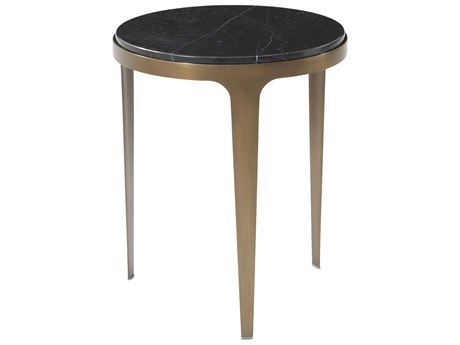 Theodore Alexander Ta Originals Round Marble Wardle End Table