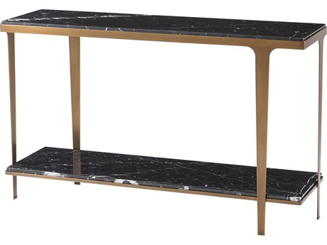 Theodore Alexander Ta Originals Rectangular Marble Wardle Console Table