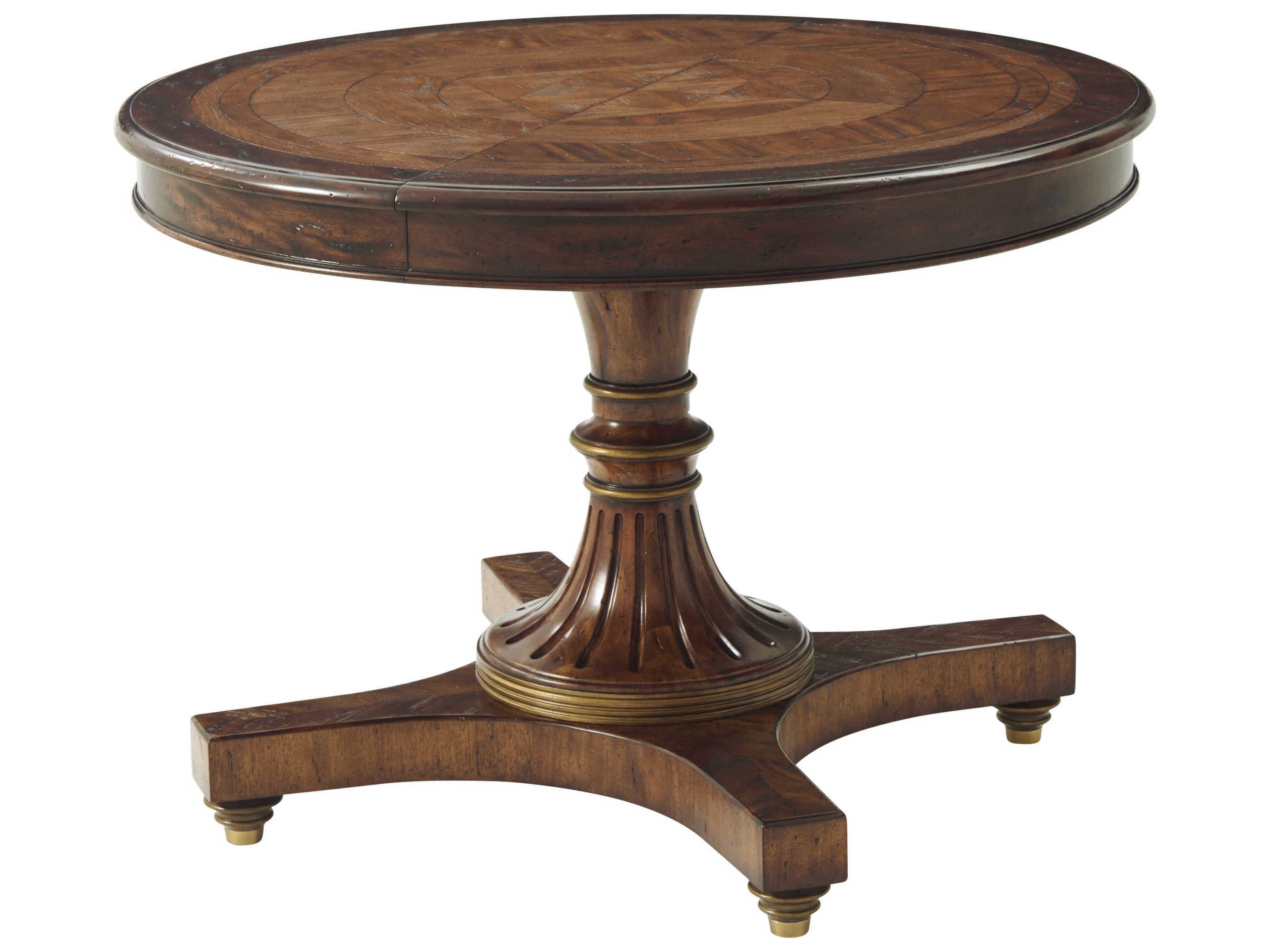 Theodore Alexander Mahogany / Oak Acacia 42''74'' Wide Oval Round