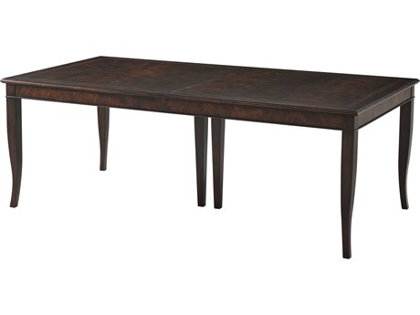 Theodore Alexander Brooksby Rectangular Wood Cerejeira Veneer Mahogany Dining Table