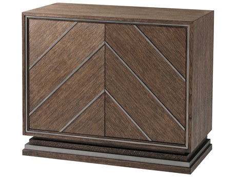 Theodore Alexander Isola Charteris Matte Tungsten Brown Beech Wood Nino Accent Chest