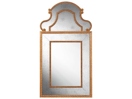 Theodore Alexander Alexa Hampton Rustic Gold Philippe Wall Mirror