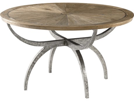 Theodore Alexander The Echoes Round Wood Echo Oak Dining Table