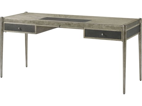 Theodore Alexander The Echoes Critchton Shagreen Grey Echo Oak Wood Thought Writing Desk
