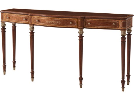 Theodore Alexander Stephen Church Rectangular Wood Walcot Aleron Console Table