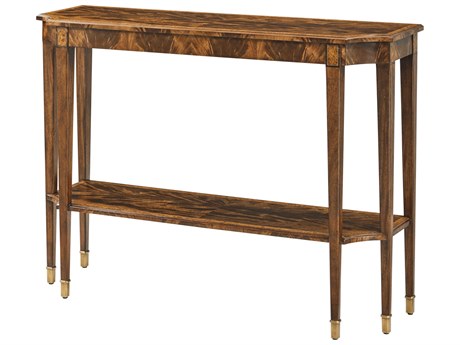 Theodore Alexander Sloane Rectangular Wood Morris Dark Sloane Console Table