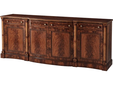 Theodore Alexander Stephen Church 89" Mahogany Wood Gentleman Avenall Sideboard