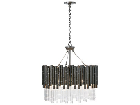 Theodore Alexander Ta Illuminations Gunmetal Drum Chandelier