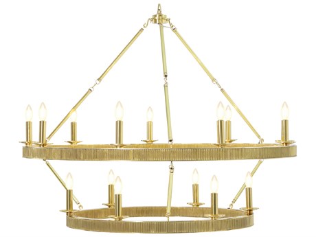Theodore Alexander Ta Illuminations Gold Round Chandelier