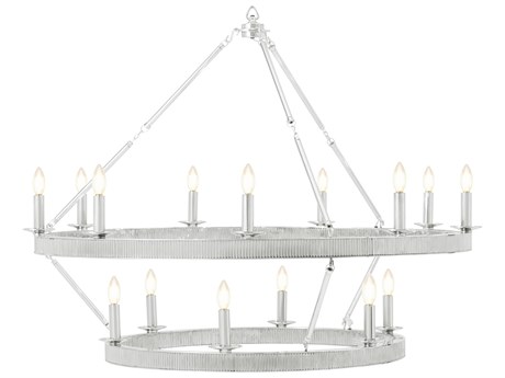 Theodore Alexander Ta Illuminations Chrome Round Chandelier