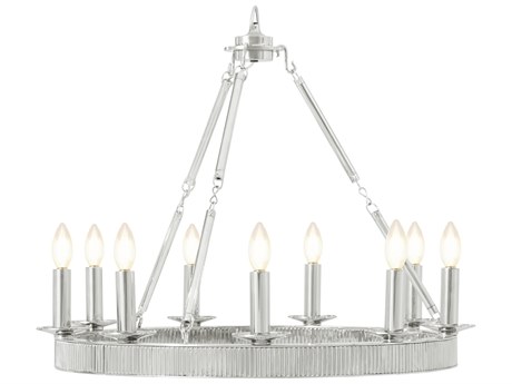 Theodore Alexander Ta Illuminations Chrome Linear Chandelier