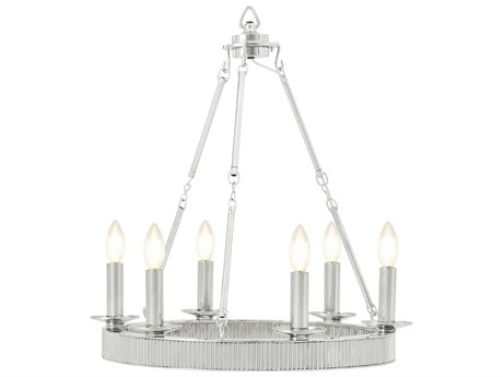 Theodore Alexander Ta Illuminations Chrome Round Chandelier