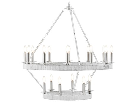 Theodore Alexander Ta Illuminations Chrome Round Chandelier